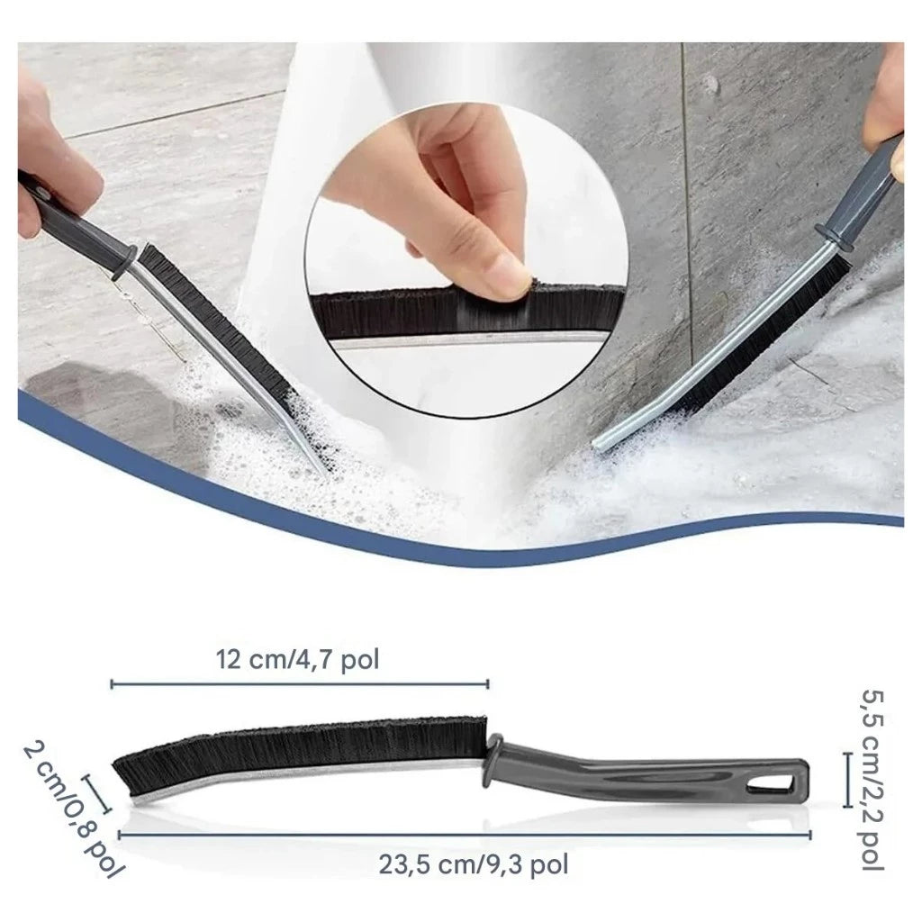 Escova de Limpeza Multiuso para - Cantos e Fendas - "Poli Lar" [Compre 1 e Leve 3]