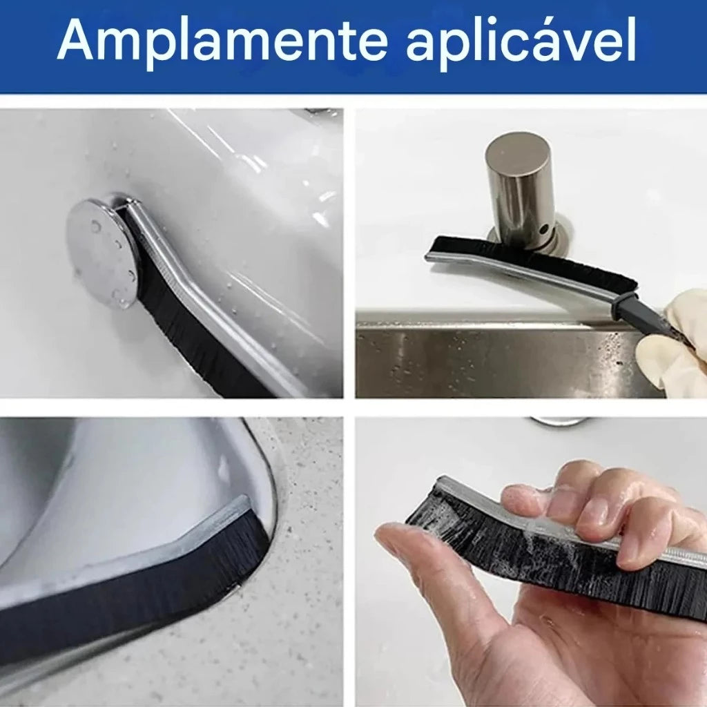 Escova de Limpeza Multiuso para - Cantos e Fendas - "Poli Lar" [Compre 1 e Leve 3]
