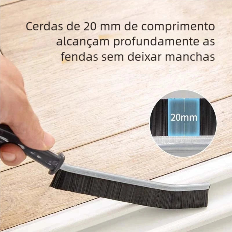 Escova de Limpeza Multiuso para - Cantos e Fendas - "Poli Lar" [Compre 1 e Leve 3]