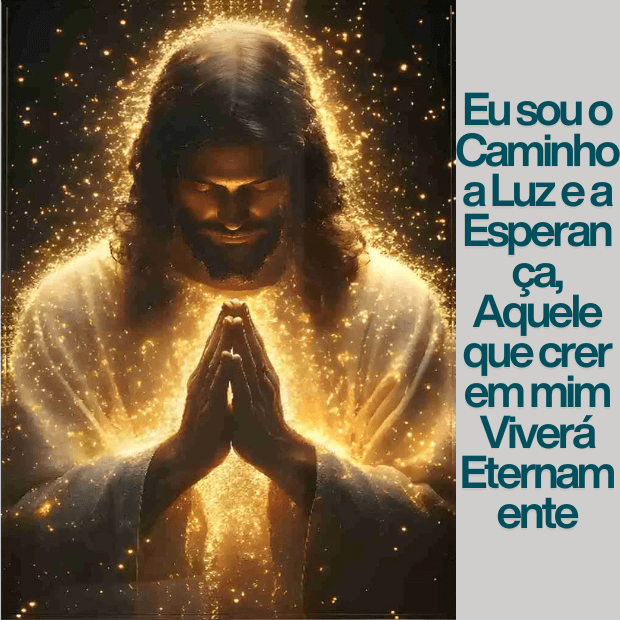 Quadro Decorativo 3D (Imagem de Jesus Cristo em Oração) "Poli Lar"