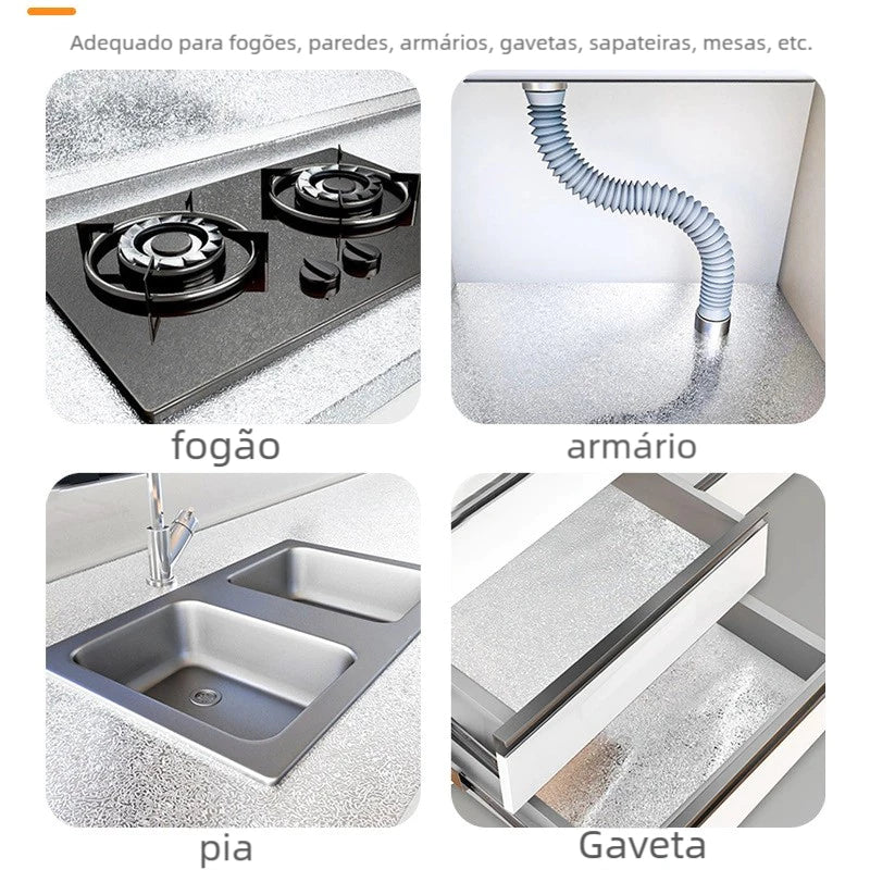 Adesivo Multiuso "Alumínio Poli Lar" - Lavável e Impermeável !!!