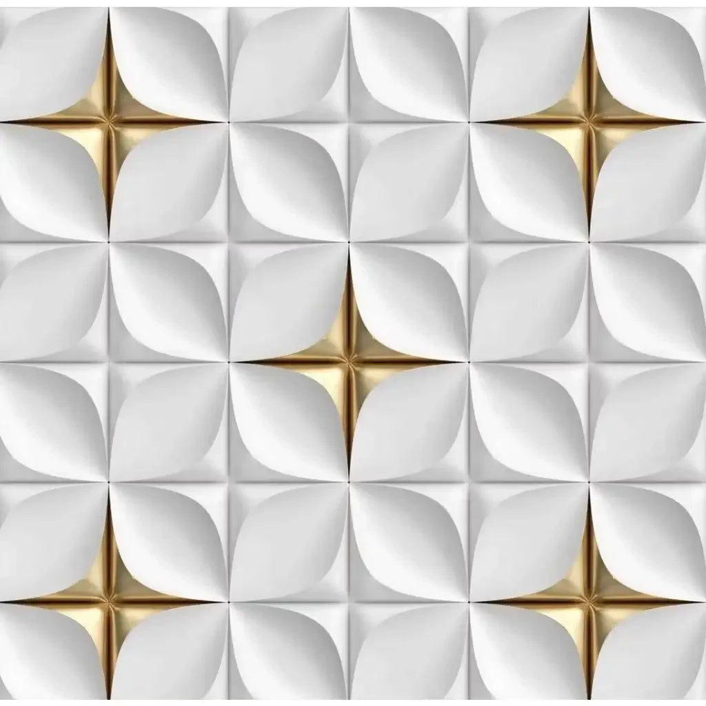 Papel de Parede 3D Modelo Geométrico "Poli Lar"