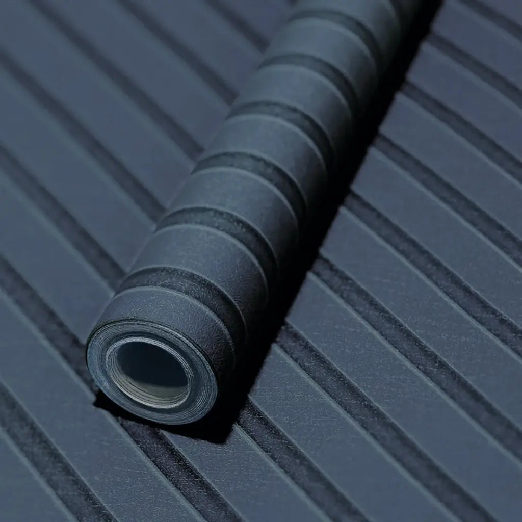 Papel de parede Ripado 3D - Cores Foscas Exclusivas  - "Poli Lar"