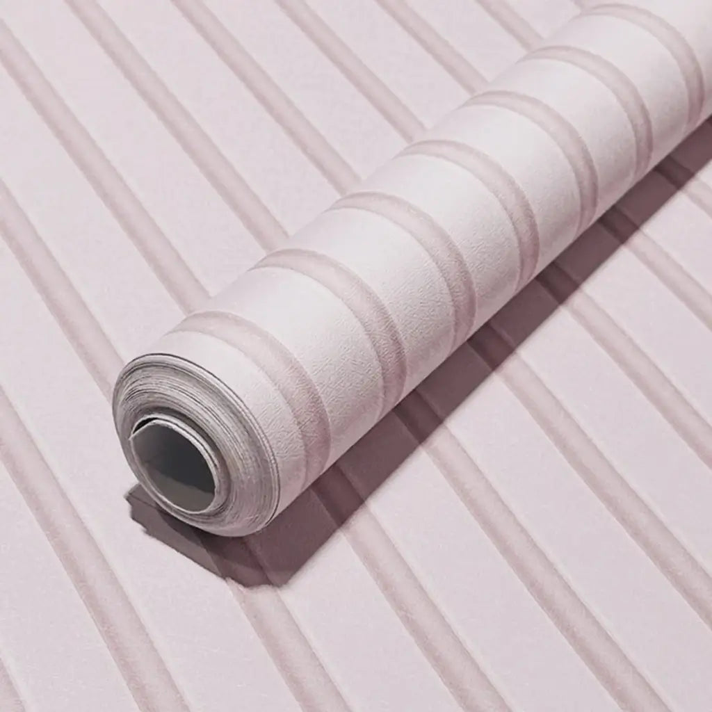 Papel de parede Ripado 3D - Cores Foscas Exclusivas  - "Poli Lar"