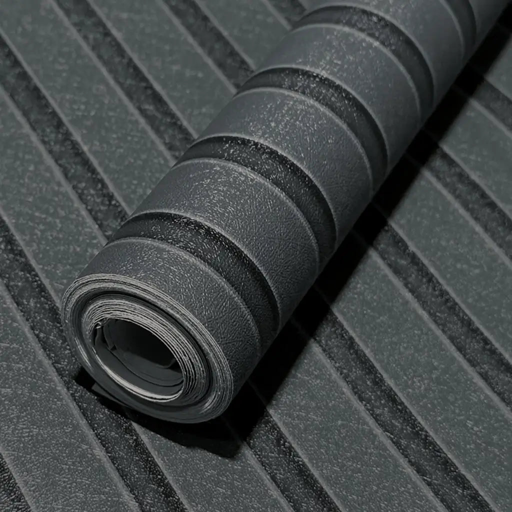 Papel de parede Ripado 3D - Cores Foscas Exclusivas  - "Poli Lar"